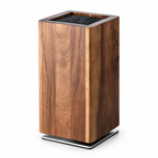 Bloc à couteaux rotatif en bois d'acacia