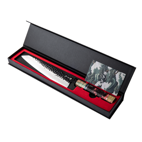 Lame du couteau Kiritsuke en acier AUS-10, série Shinrai