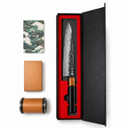 Pack Initiation Kiba : couteau Gyuto série Kiba et aiguiseur rouleau magnétique