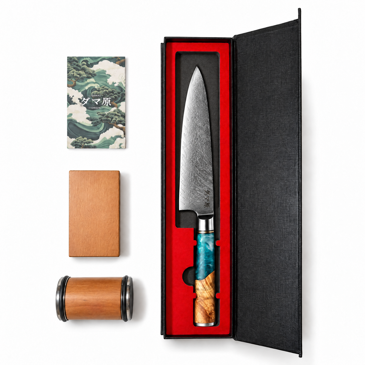 Pack Initiation Mizuki - Gyuto + Aiguiseur rouleau
