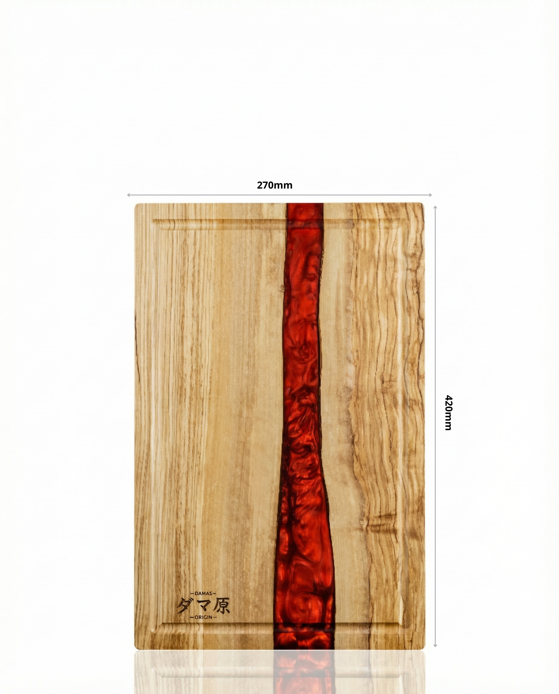 Planche à découper artisanale – Résine & Bois d’Olivier